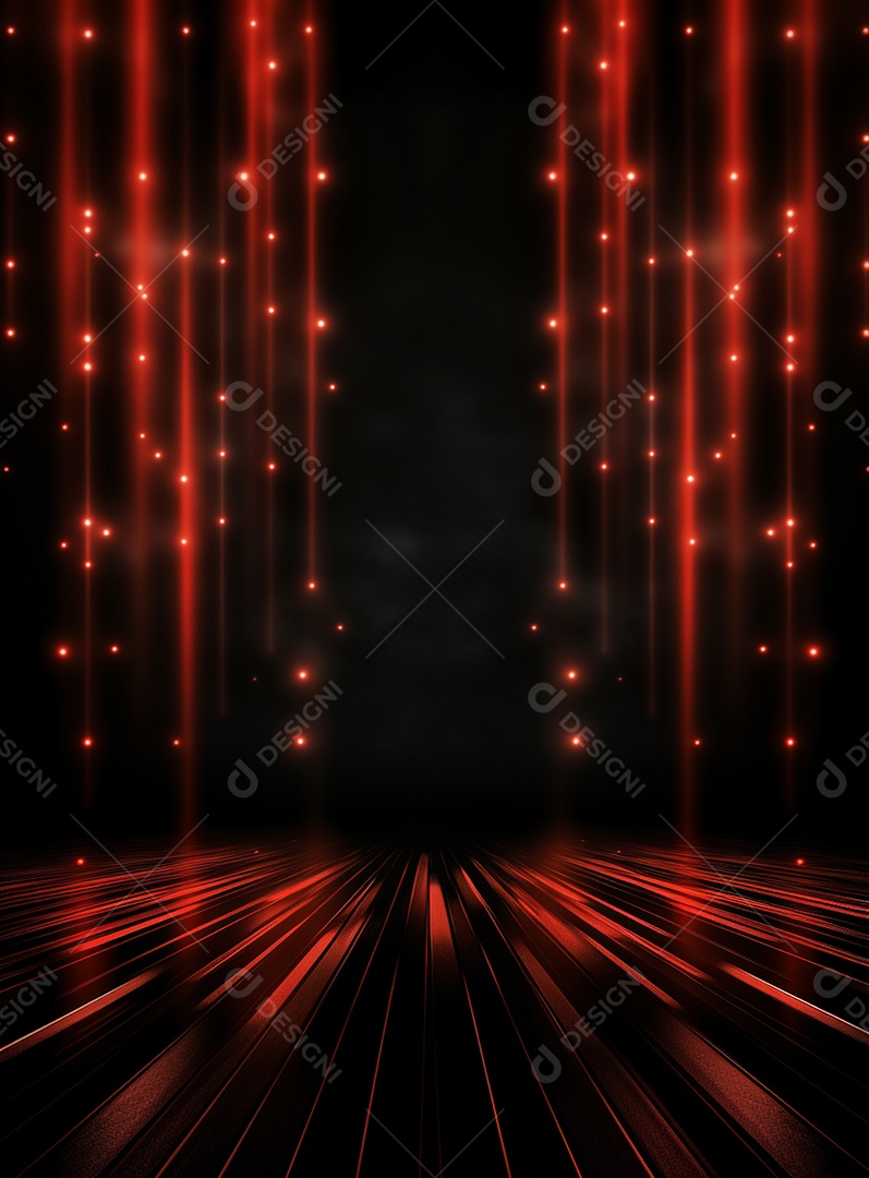 Cenário vermelho para composição de Flyers