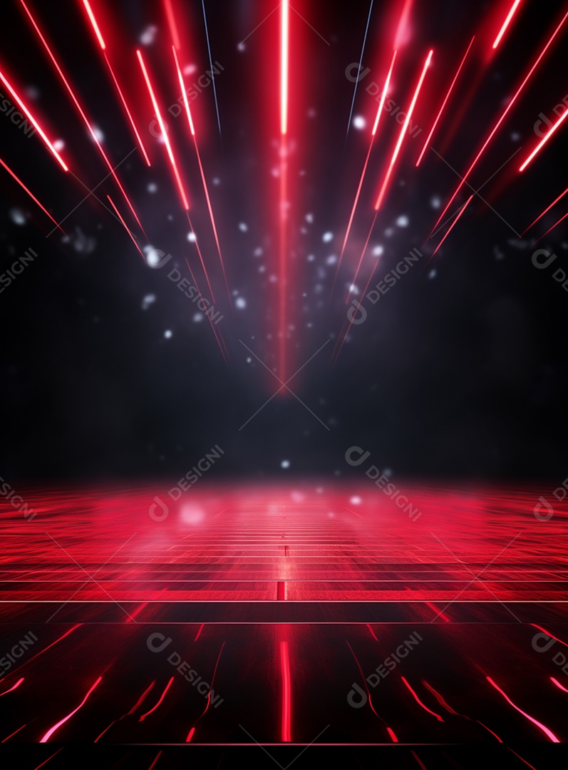 Cenário vermelho para composição de Flyers