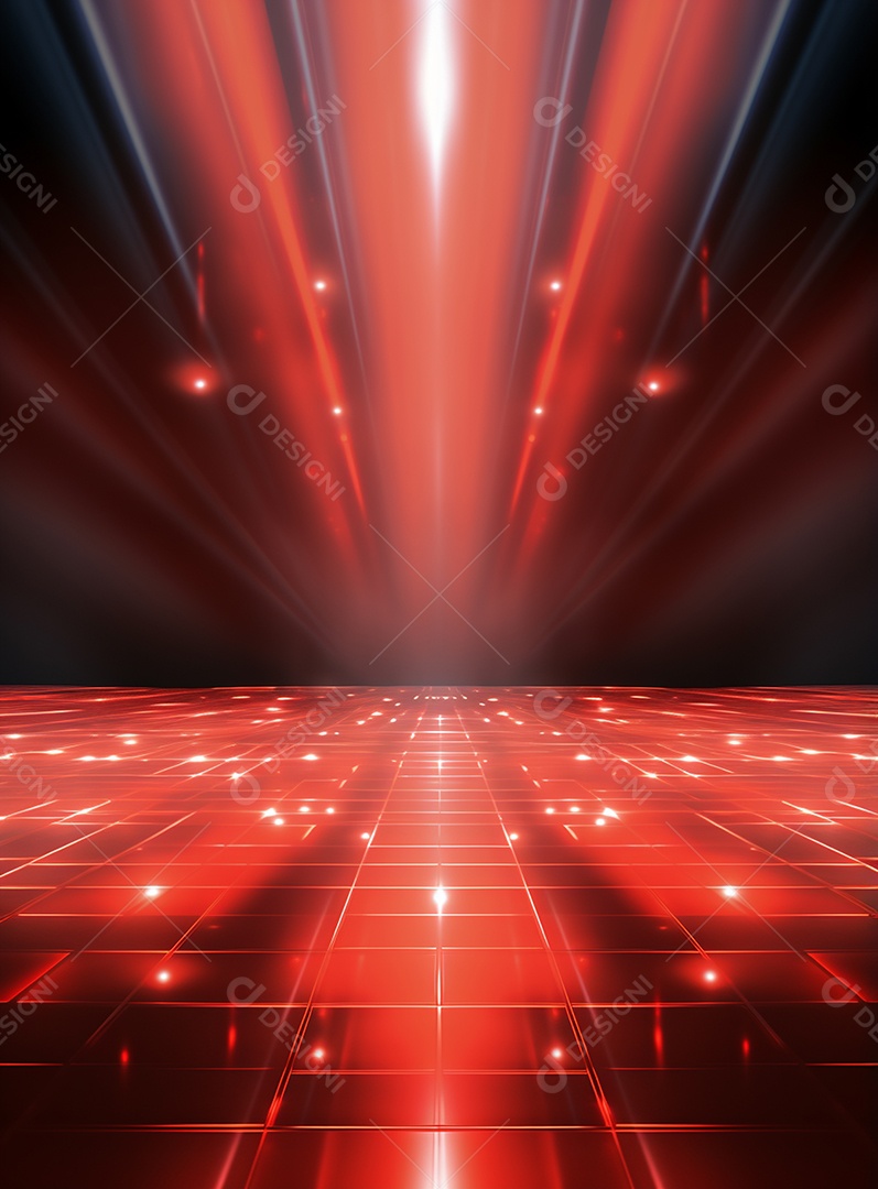 Cenário vermelho para composição de Flyers