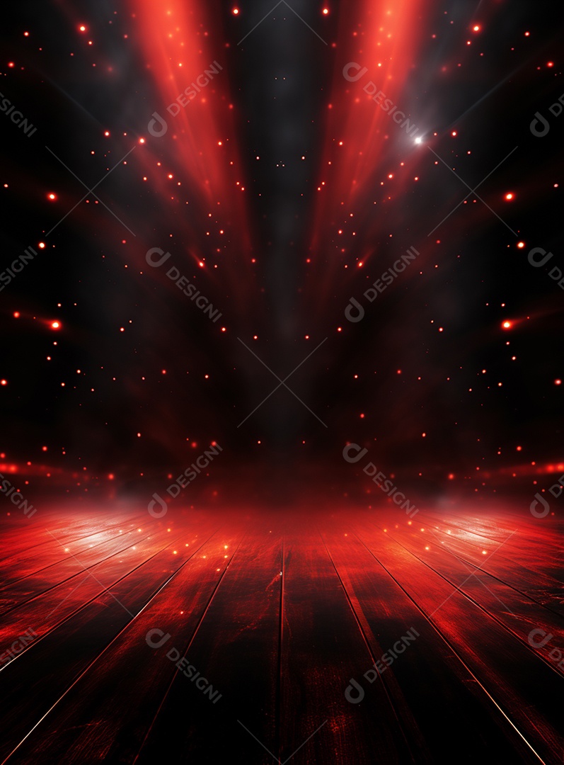 Cenário vermelho para composição de Flyers