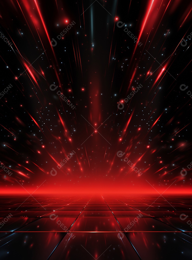 Cenário vermelho para composição de Flyers