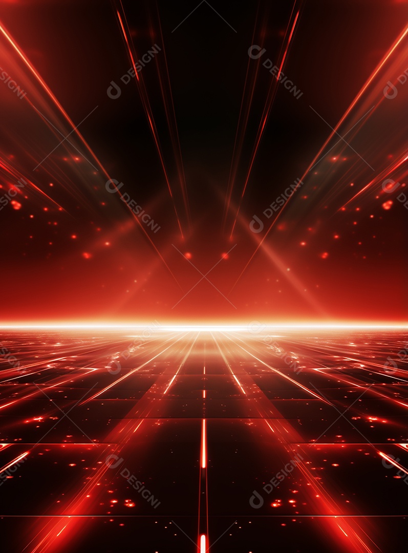 Cenário vermelho para composição de Flyers