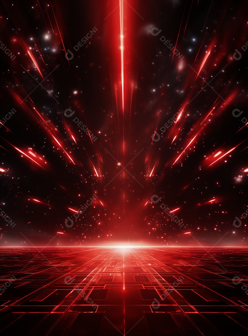 Cenário vermelho para composição de Flyers