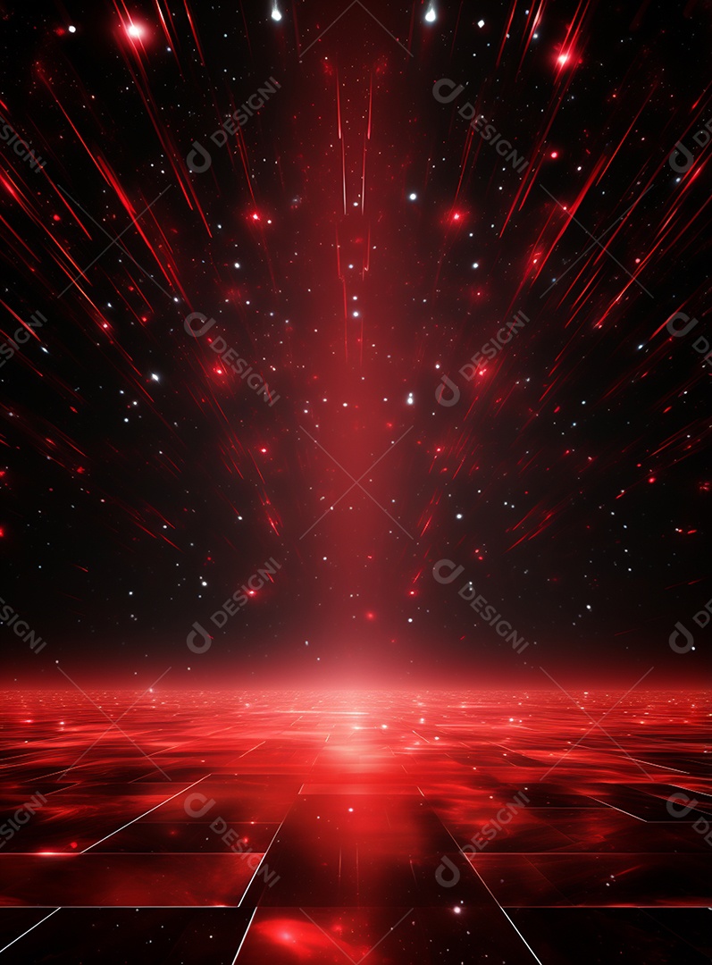 Cenário vermelho para composição de Flyers