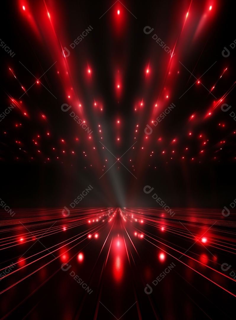 Cenário vermelho para composição de Flyers