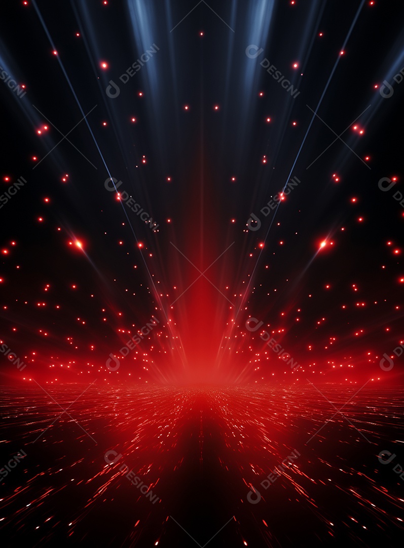 Cenário vermelho para composição de Flyers