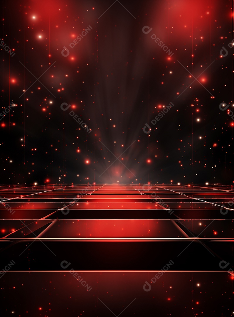 Cenário vermelho para composição de Flyers