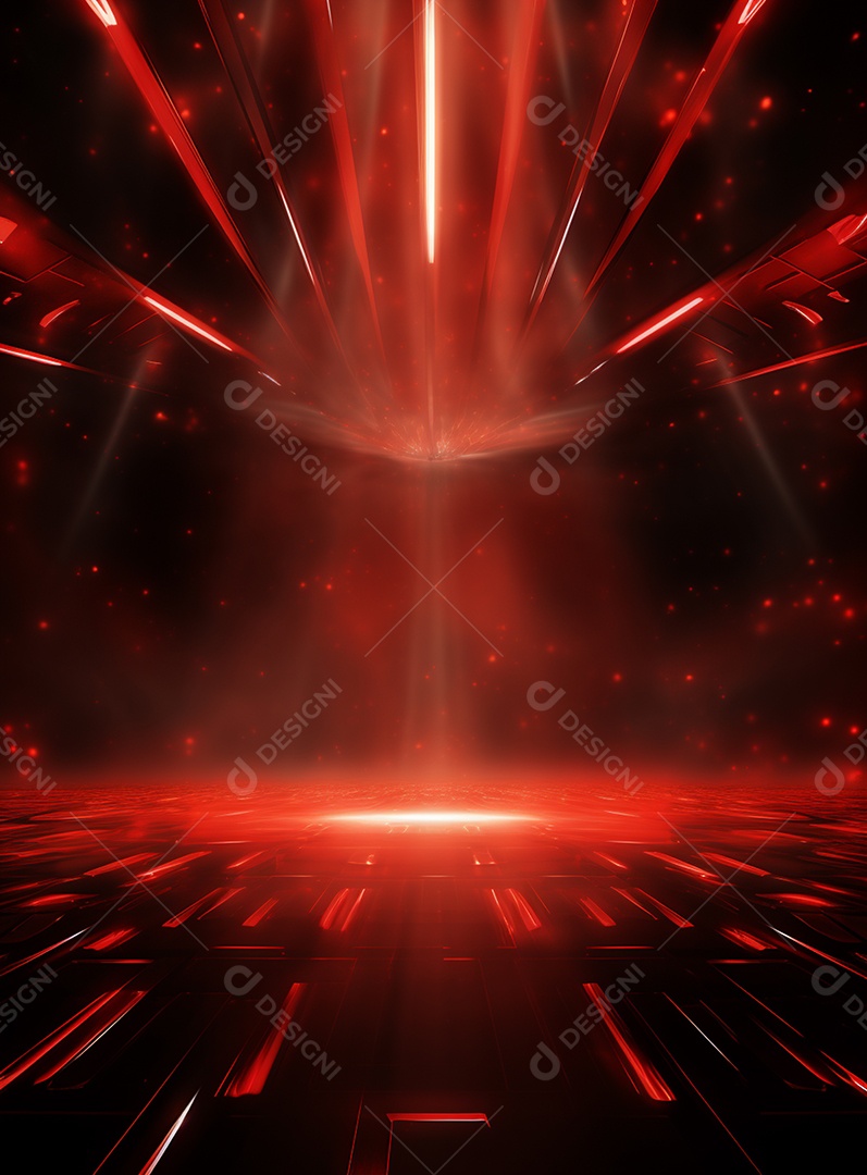 Cenário vermelho para composição de Flyers