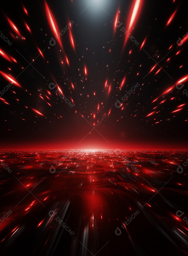 Cenário vermelho para composição de Flyers