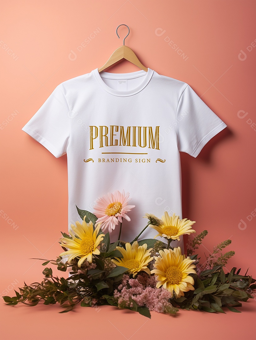 Mockup de Blusa Feminina PSD Editável