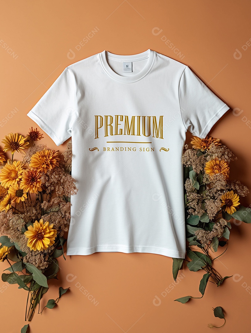 Mockup de Blusa Feminina PSD Editável