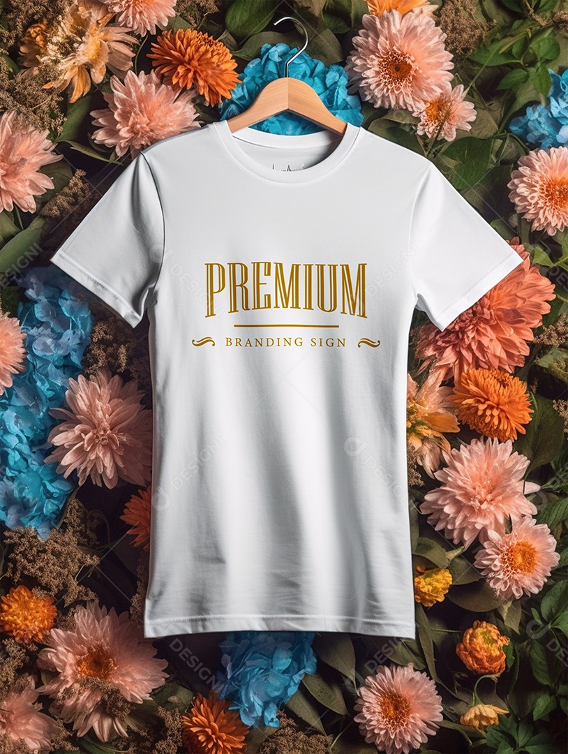 Mockup de Blusa Feminina PSD Editável