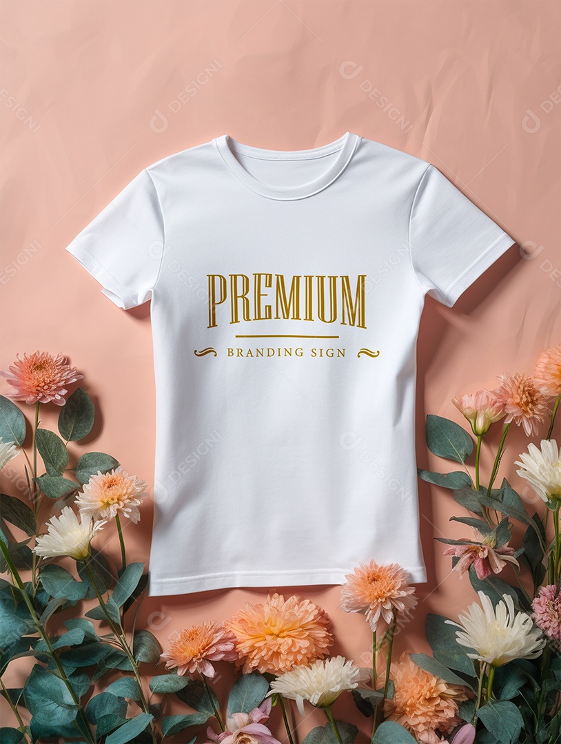 Mockup de Blusa Feminina PSD Editável