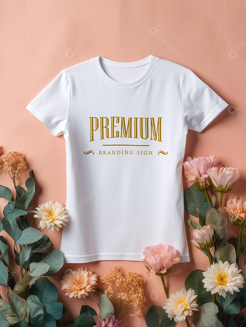 Mockup de Blusa Feminina PSD Editável