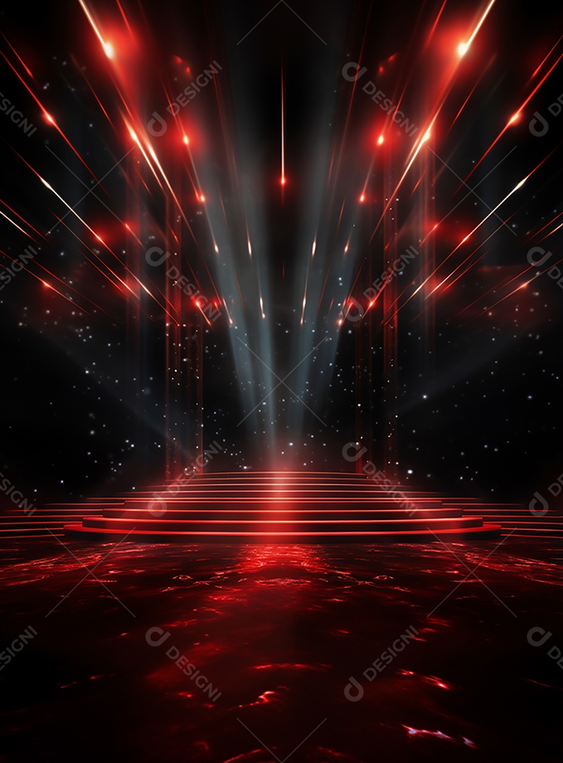 Plano de fundo com iluminação