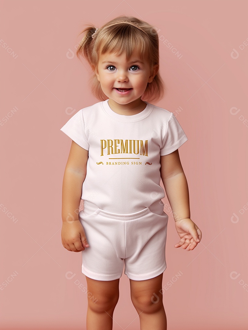 Roupa de Bebê PSD Editável