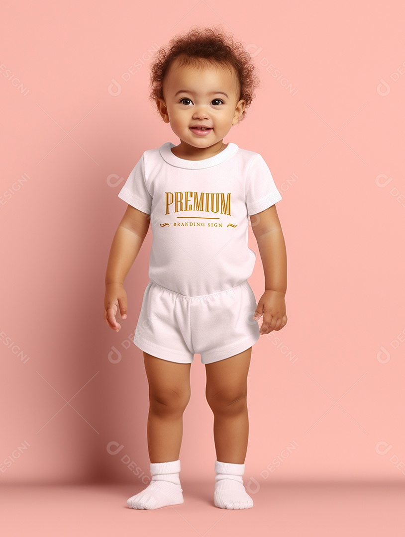 Roupa de Bebê PSD Editável