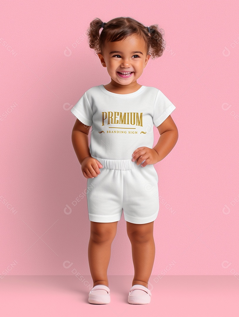 Roupa de Bebê PSD Editável