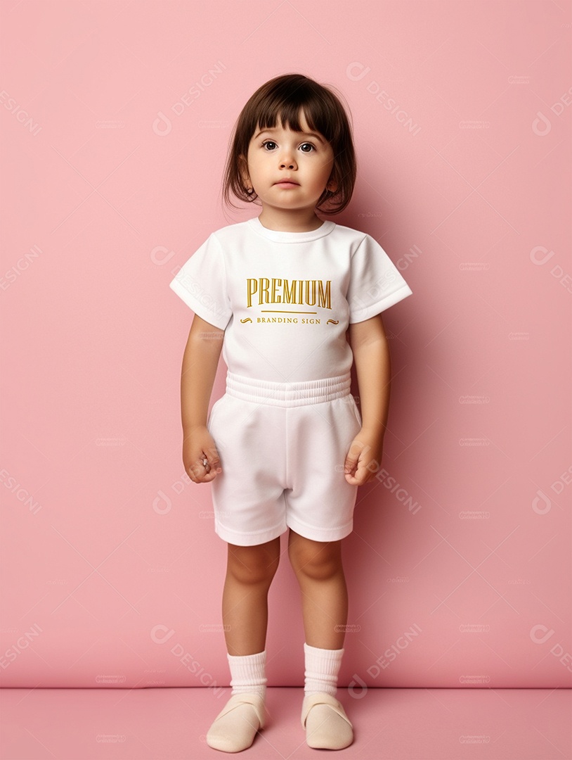 Roupa de Bebê PSD Editável