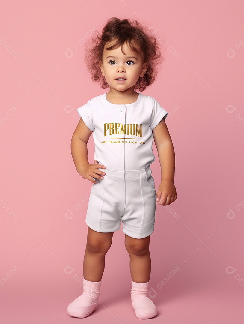 Roupa de Bebê PSD Editável