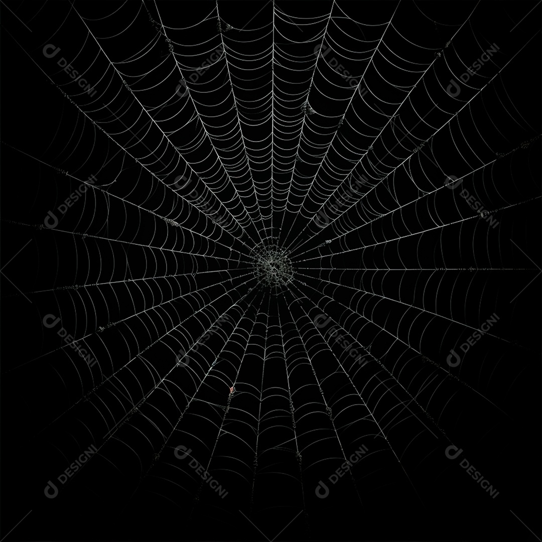 Teia de aranha translúcida transparente estilo halloween