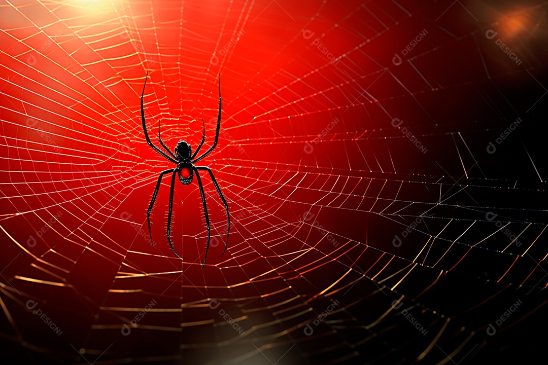 Teia de aranha translúcida transparente estilo halloween