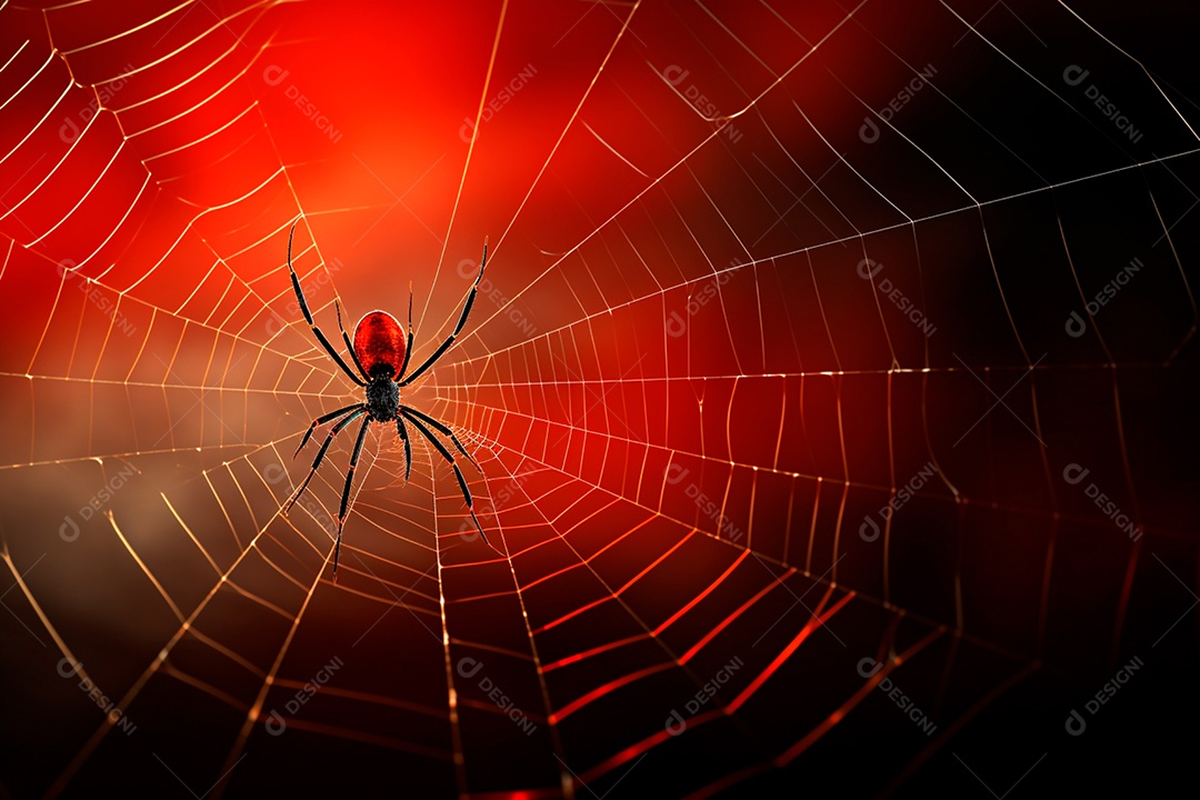 Teia de aranha translúcida transparente estilo halloween