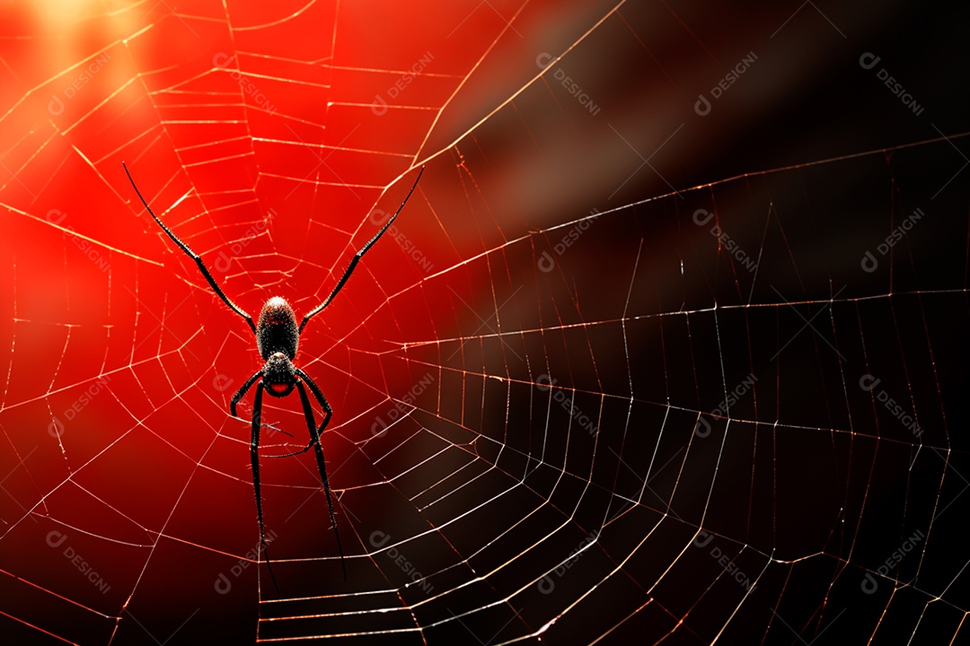 Teia de aranha translúcida transparente estilo halloween