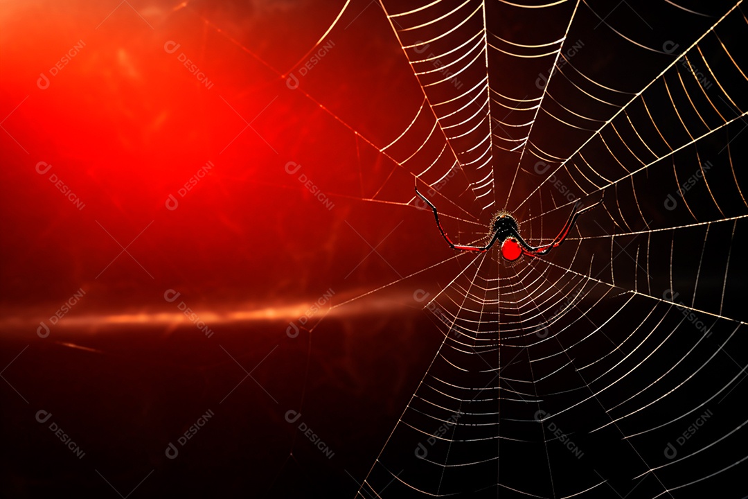 Teia de aranha translúcida transparente estilo halloween