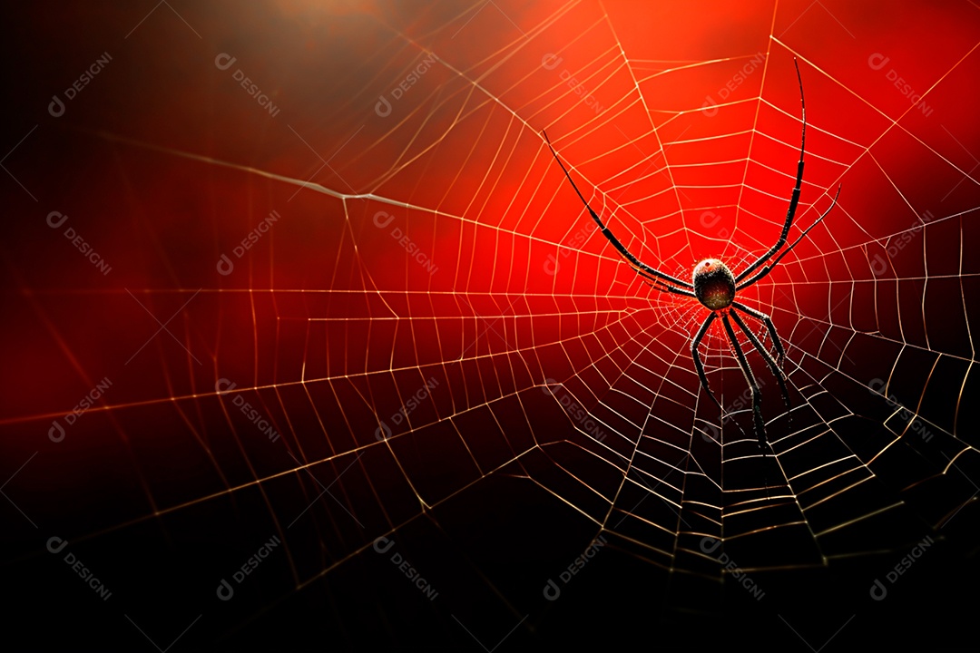 Teia de aranha translúcida transparente estilo halloween