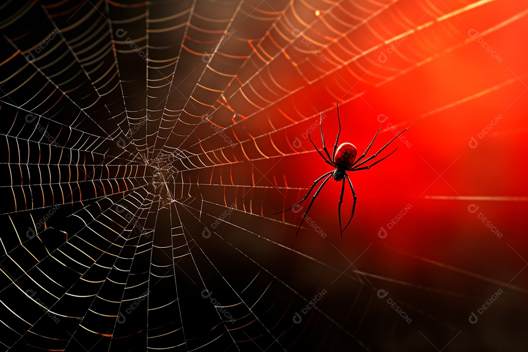 Teia de aranha translúcida transparente estilo halloween