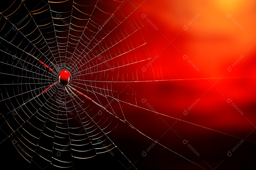 Teia de aranha translúcida transparente estilo halloween