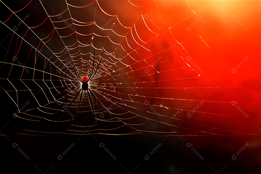 Teia de aranha translúcida transparente estilo halloween