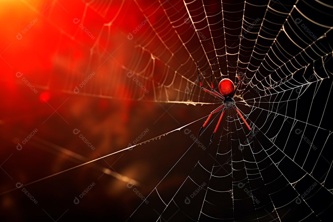 Teia de aranha translúcida transparente estilo halloween