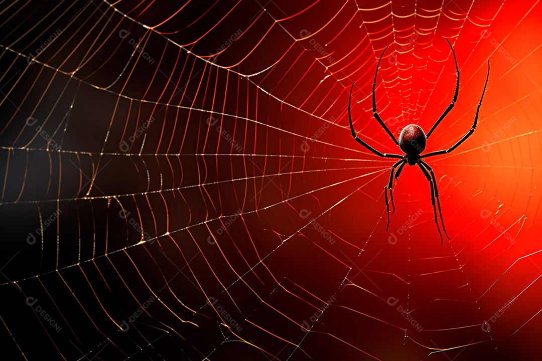 Teia de aranha translúcida transparente estilo halloween