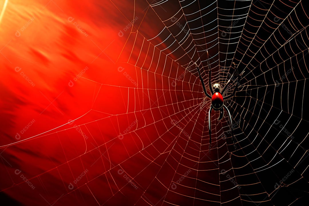 Teia de aranha translúcida transparente estilo halloween