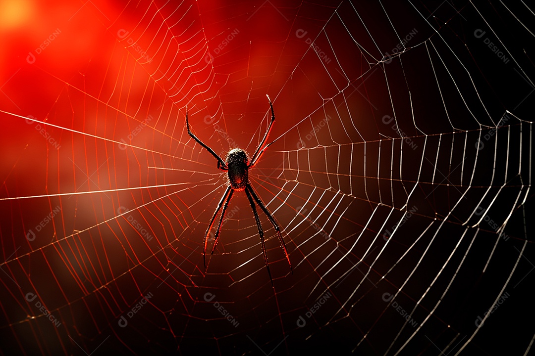 Teia de aranha translúcida transparente estilo halloween