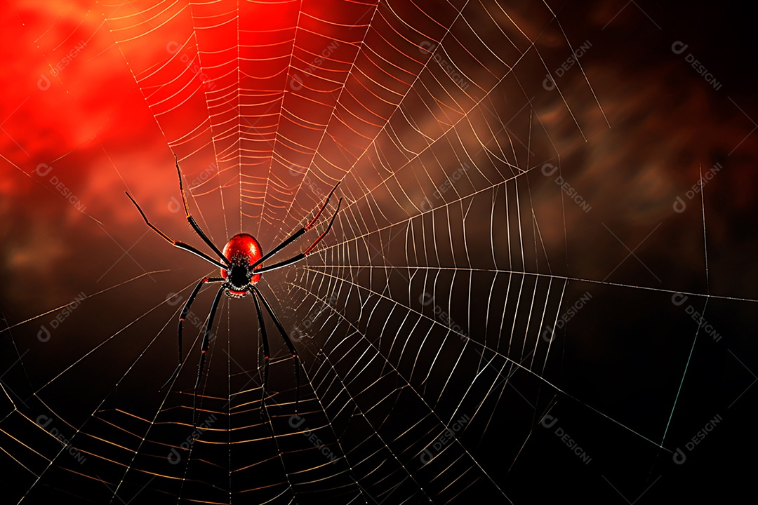 Teia de aranha translúcida transparente estilo halloween