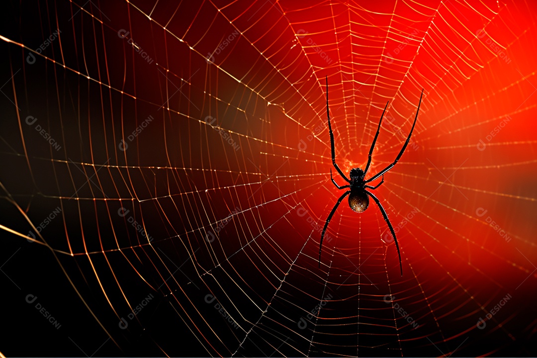 Teia de aranha translúcida transparente estilo halloween