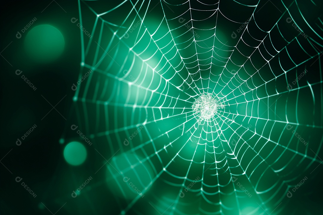 Teia de aranha translúcida transparente estilo halloween