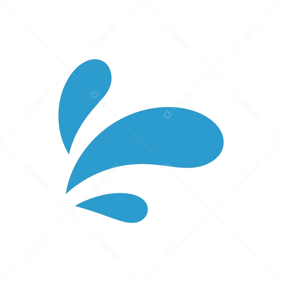 Respingo de Água Ilustração Vetor EPS