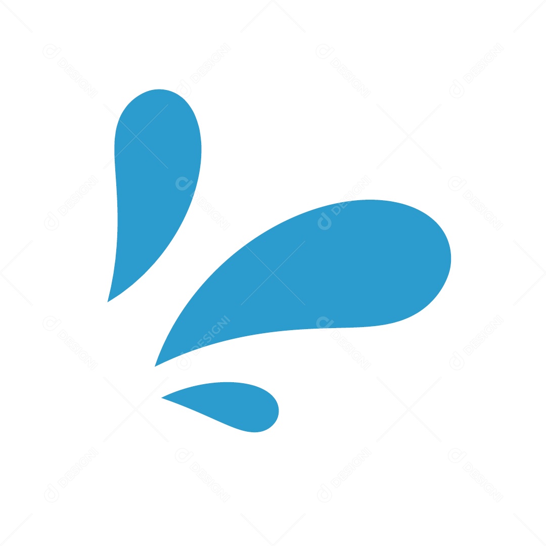 Respingo de Água Ilustração Vetor EPS