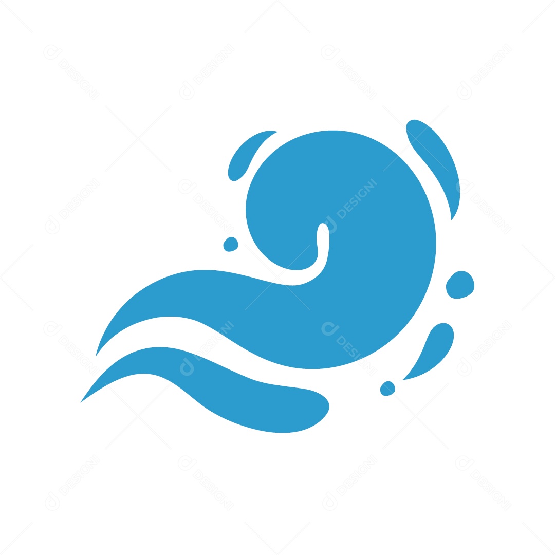 Respingo de Água Ilustração Vetor EPS