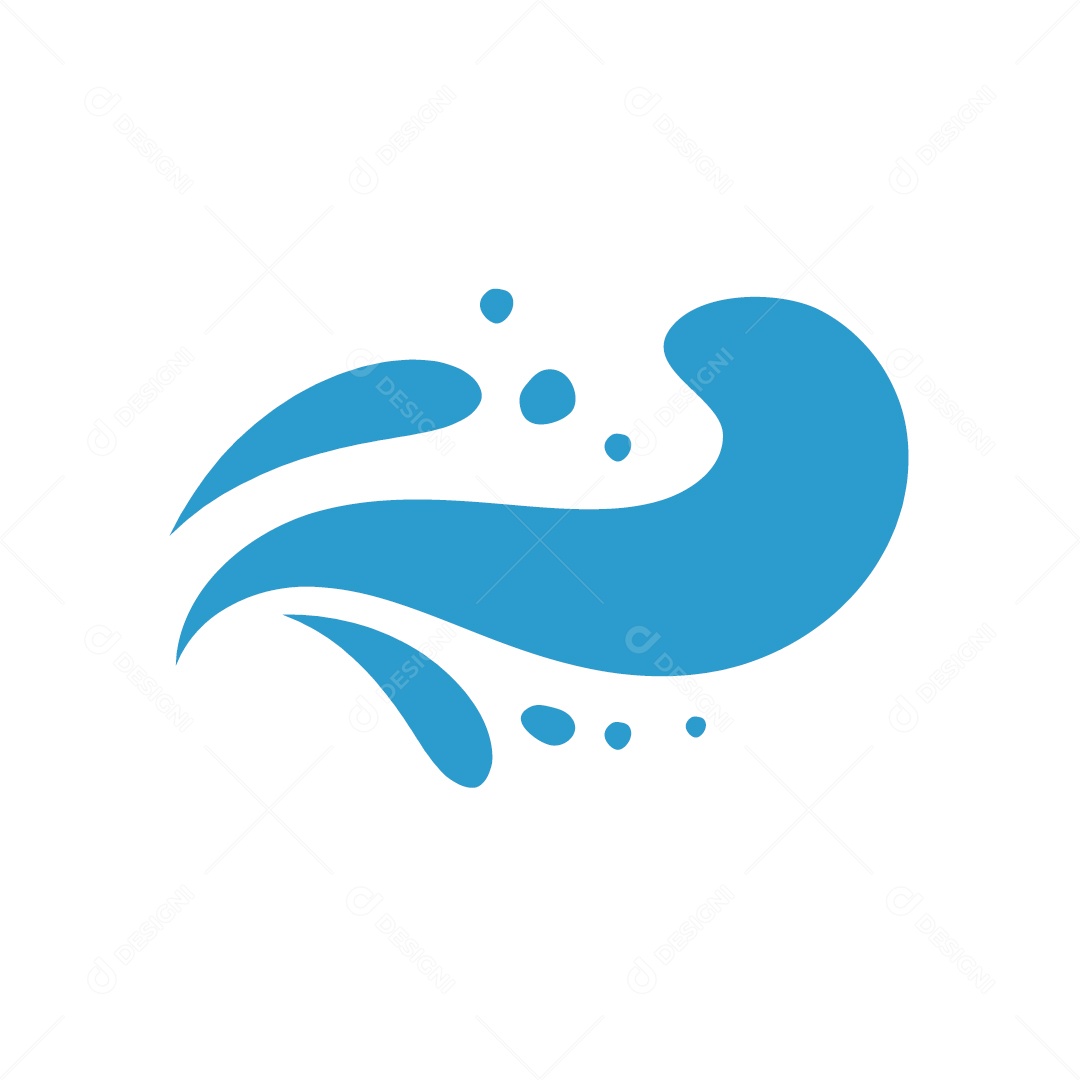 Respingo de Água Ilustração Vetor EPS