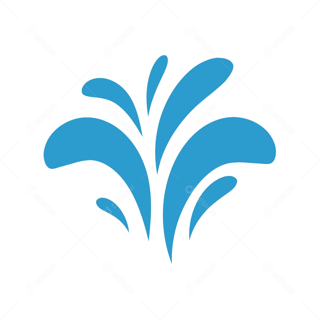 Respingo de Água Ilustração Vetor EPS