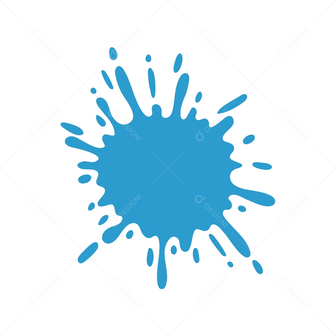 Respingo de Água Ilustração Vetor EPS