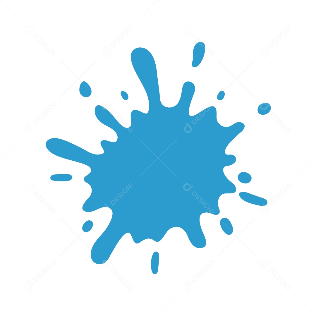 Respingo de Água Ilustração Vetor EPS