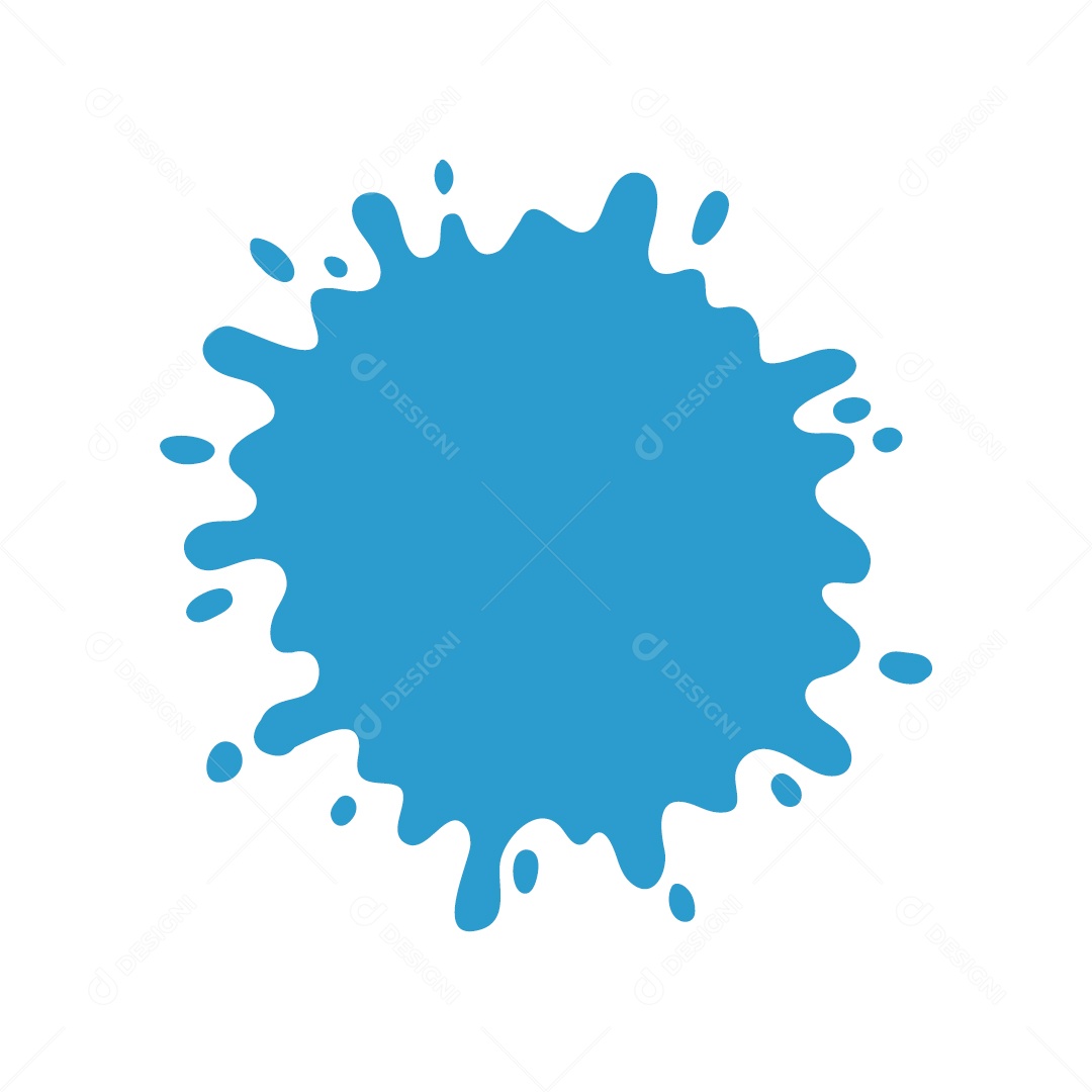 Respingo de Água Ilustração Vetor EPS