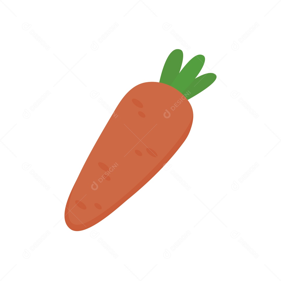 Cenoura Ilustração Vetor EPS