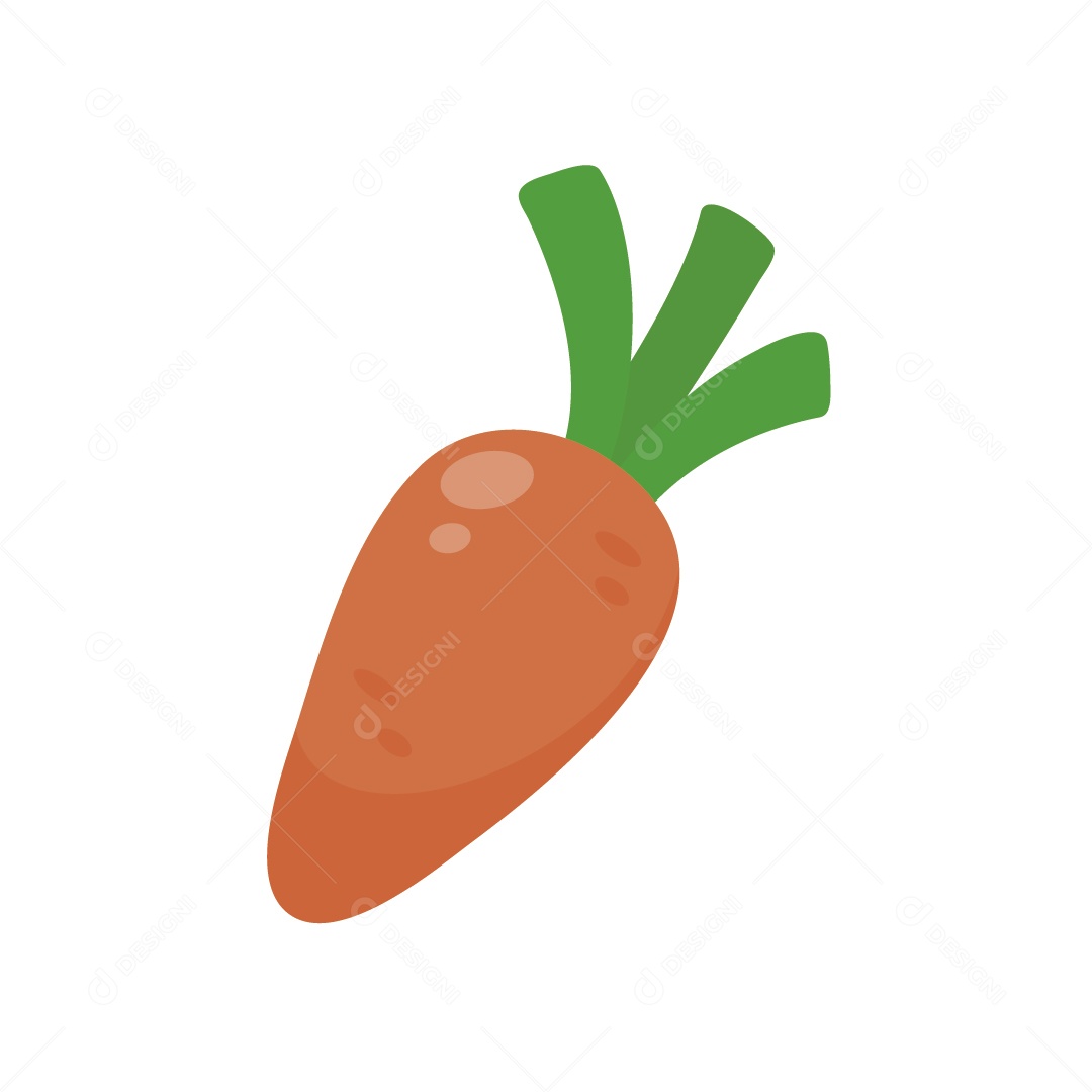 Cenoura Ilustração Vetor EPS